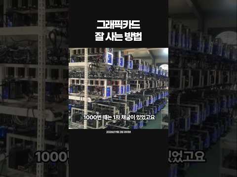 그래픽카드 싸게사는법