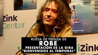 Rueda de prensa de Robe: Presentación de la gira 