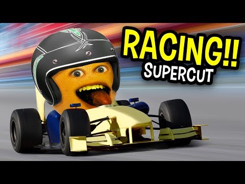 惱人的橙子--賽車超級剪輯! (Annoying Orange - Racing Supercut!)