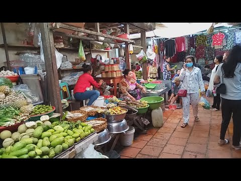Boeung KengKong Market - Fresh Food View In Phnom Penh Market - Best Food View