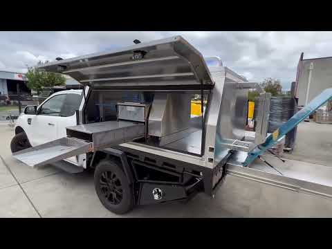 Dunn & watson Tradie Tray, Canopy and Custom Fitout on a Ford Ranger