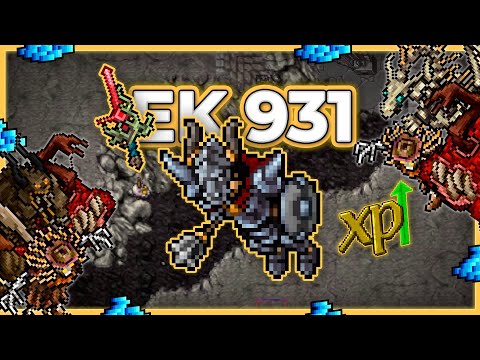 EK 931 Hunt Solo Grounds of Undeath 5.9kkh Raw + 1.3kk Profit - Tibia Hunt [ 15.12]