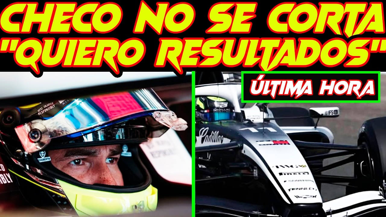 CHECO CONFIRMA EN CADILLAC F1 "EL LEGADO ES IMPORTANTE, LOS RESULTADOS TAMBIÉN" | "DICIEMBRE 2024"