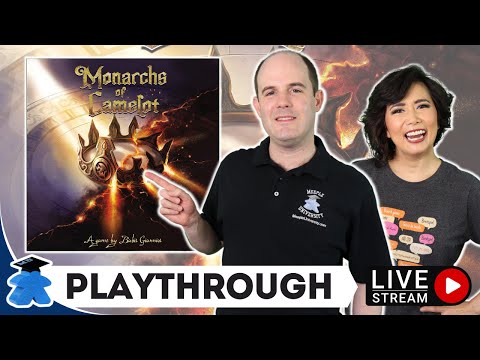 Monarchs of Camelot  - Live Playthrough Board Game and Giveaway
