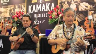 KAMAKA Ukulele NAMM 2017:  Herb Ohta Jr. & Bryan Tolentino