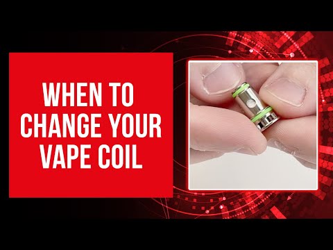Part of a video titled When to change your vape coil - YouTube