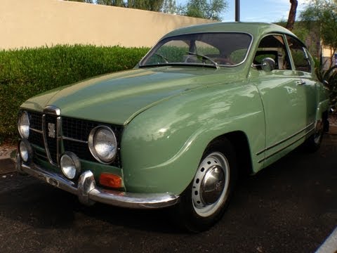 1967 Saab 96 V4 De Luxe at Cars and Coffee Scottsdale