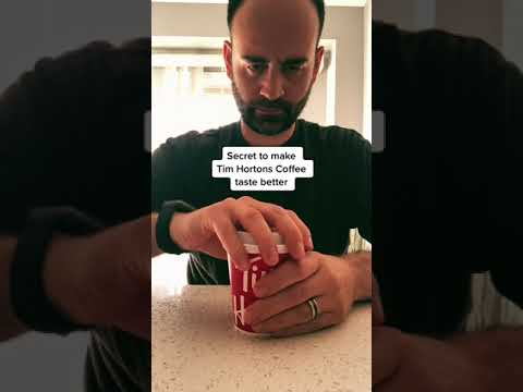 Como melhorar o sabor do café Tim Hortons