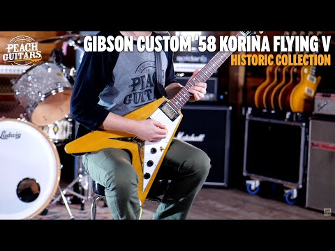 No Talking...Just Tones | Gibson Custom Shop 1958 Korina Flying V VOS Historic Collection