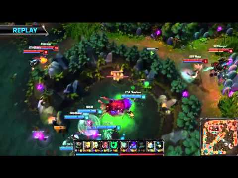 Edward Gaming vs Samsung White Highlights S4 Worlds   EDG vs SSW LoL S4 World Championship 2014 G1
