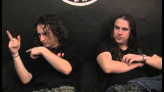 AIRBOURNE (Joel & Ryan) - interview @Linea Rock 2013 by Barbara Caserta