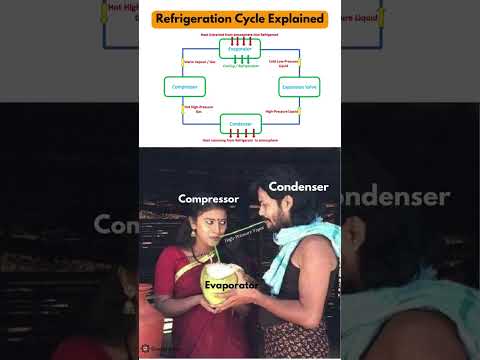 The refrigeration cycle (Explained By Meme)