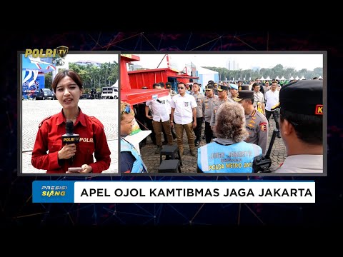 LIVE REPORT - APEL OJOL KAMTIBMAS JAGA JAKARTA INISIATIF POLDA METRO JAYA
