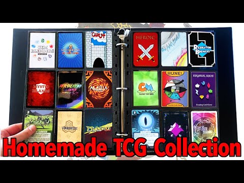 My Homemade TCG Collection (500+ Cards!)