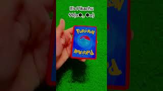 it's Pikachu ϟϟ(๑⚈ ․̫ ⚈๑) #pokemon #pokemoncards #pokemontcg #pokemonchannel #viral #viralshorts