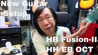 Video thumbnail for New Guitar Setup with Harley Benton Fusion-II HH EB OCT by Jon is just TOO LouD!!