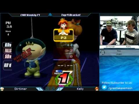CMU Weekly 17 Winners Finals - Dirtboy (Olimar/Squirtle) vs. Ekiele (Peach)