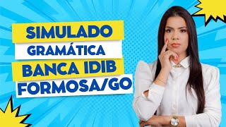 Simulado de Português - Banca IDIB (FORMOSA/GO)