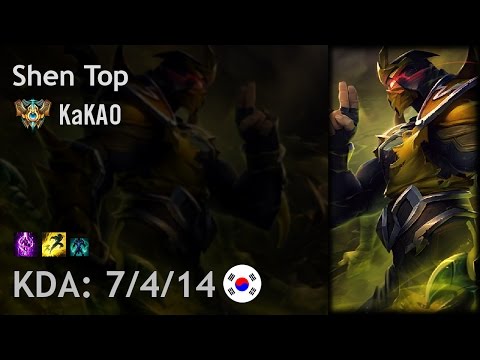 Shen Top vs Jayce - KaKAO - KR Challenger Patch 6.23