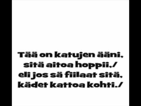 Rockin Da North - Katujen ääni (Lyrics)