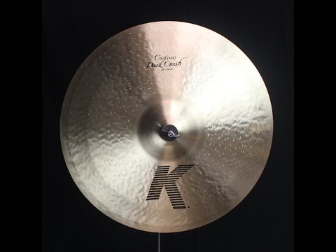 Zildjian 20" K Custom Dark Crash - 1871g (video demo) imagen 2