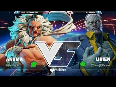 SFV - Full Top 16 - TGU 2017 (Daigo, Tokido, Momochi)