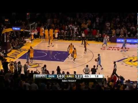 Dwight Howard for Three! 11/30/2012 HD