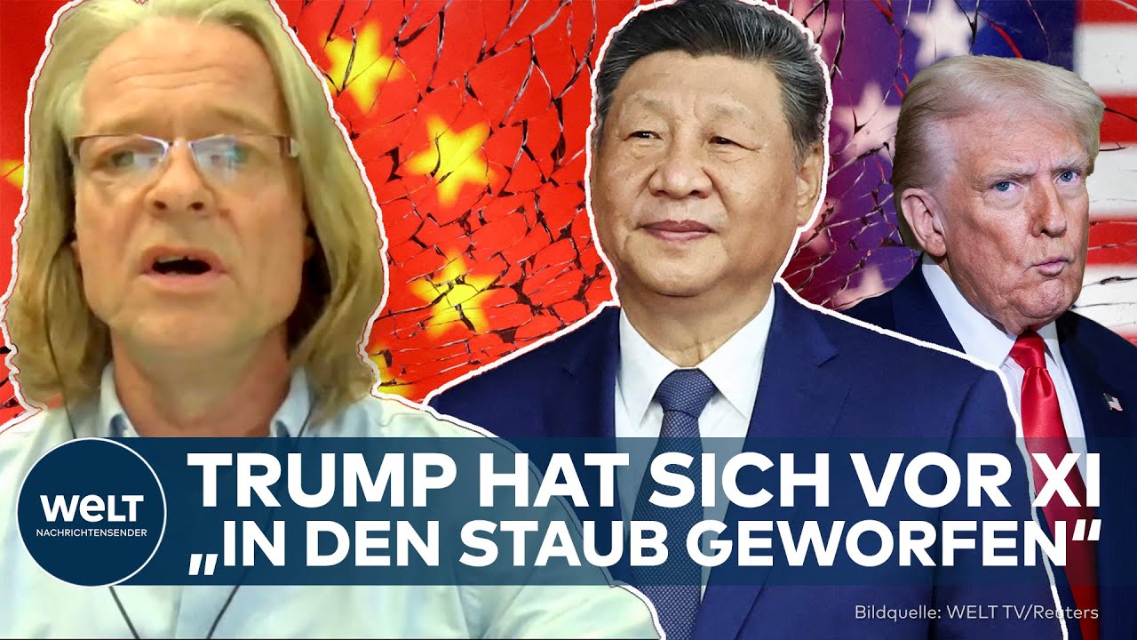 CHINA VS: USA: Trump schwach ‒ "Scharfe Schwert der seltenen Erden wird Xi nicht aus der Hand geben"
