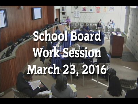 School Board Work Session (3-23-16)