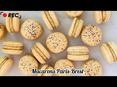 Cyril Lignac's Paris Brest Macarons (infinitely delicious and crunchy!!!) 😋❤️