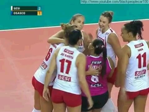 Campeonato Paulista de Volei Feminino 2013 - Sesi SP 3 x 1 Molico Nestlé