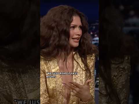 #TomHolland was the one who got to tell #Zendaya she would be cast in #TheOdyssey 🥹 #FallonTonight