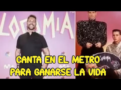 Ex integrante de Locomía se gana la vida cantando en el metro de Madrid.