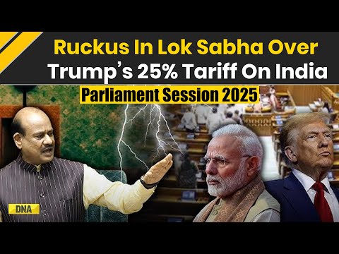 Parliament Session 2025: Trump's 25% Tariff On India Sparks Uproar; both Houses Adjourned