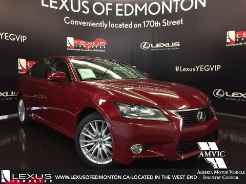 Used 2013 Red Lexus GS 350 AWD Technology Walkaround Review | Leduc Alberta