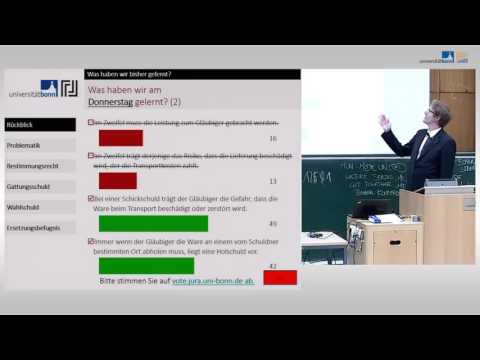 Schuldrecht I - 05 - Unbestimmte Leistungsgegenstände (Leistungsbestimmungsrechte, Gattungsschuld)