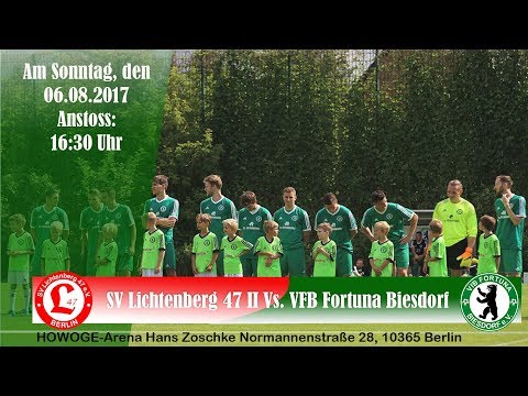 [Test-Freundschaftsspiel] SV LICHTENBERG 47 II vs. VFB FORTUNA BIESDORF
