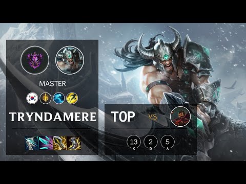 Tryndamere Top vs Graves - KR Master Patch 11.22