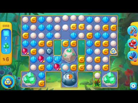 Fishdom 5958 Level - 17 moves - NO BooSTERS