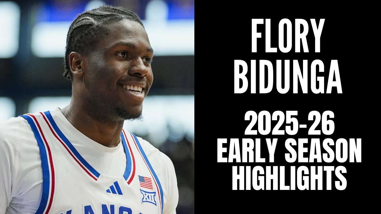 Flory Bidunga 2025-26 Kansas Jayhawks Early Season Highlights