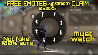 How get emotes in free fire malayalam for free. Free emotes in free fire tricks.#freeemotesfreefire​