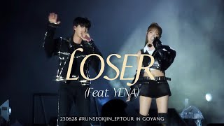 Download lagu [4K] 250628 JIN - LOSER(Feat. YENA) | #RUNSEOKJIN_epTOUR in GOYANG | 방탄소년단 진 최예나 mp3