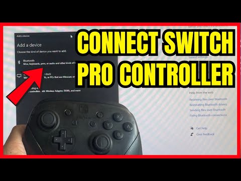PC: How to Connect Nintendo Switch Pro Controller With Bluetooth Tutorial! (100% Working)