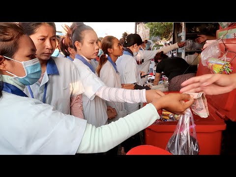 In Front of Garment Factory in the Morning 02