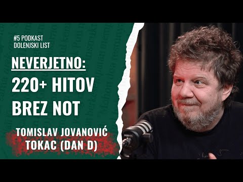 Tokac (Dan D): Nisem znal not, pa sem napisal hite, ki jih zna cela Slovenija! #5