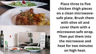 How To Reheat Chicken Thigh in Microwave?