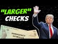 LARGER Checks 2 000 Second Stimulus Ch