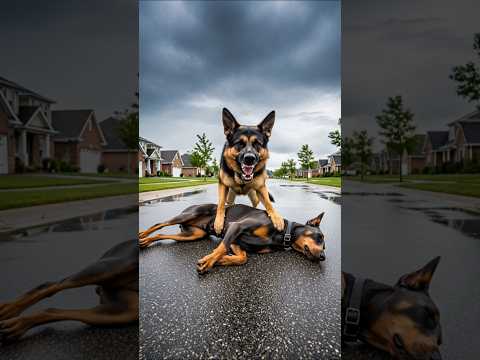German Shepherd vs. Strongest Dogs Battle for Dominance #shrots