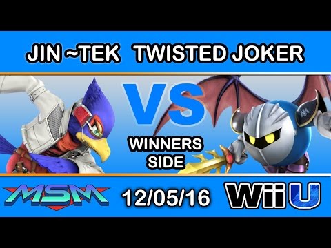 MSM 77 - Jin ~Tek (Falco) Vs. Twisted Joker (Meta Knight) Winners Side - Smash Wii U