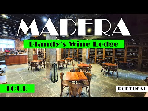 4K MADEIRA Blandy's Wine Lodge TOUR MADERA WIZYTA W WINIARNI